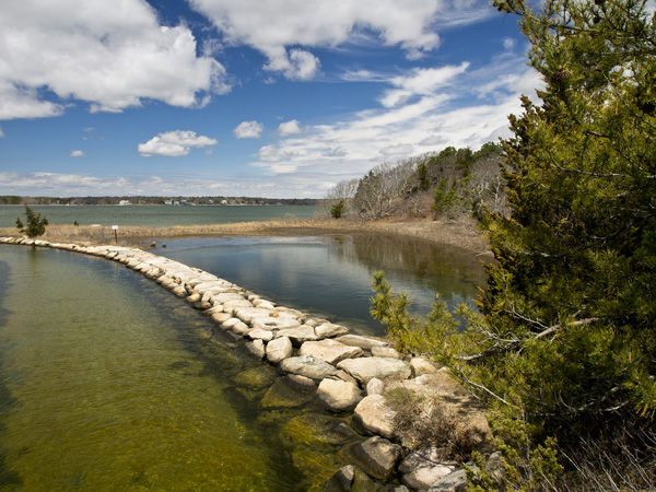 Blue Skies Over Waquoit Bay
